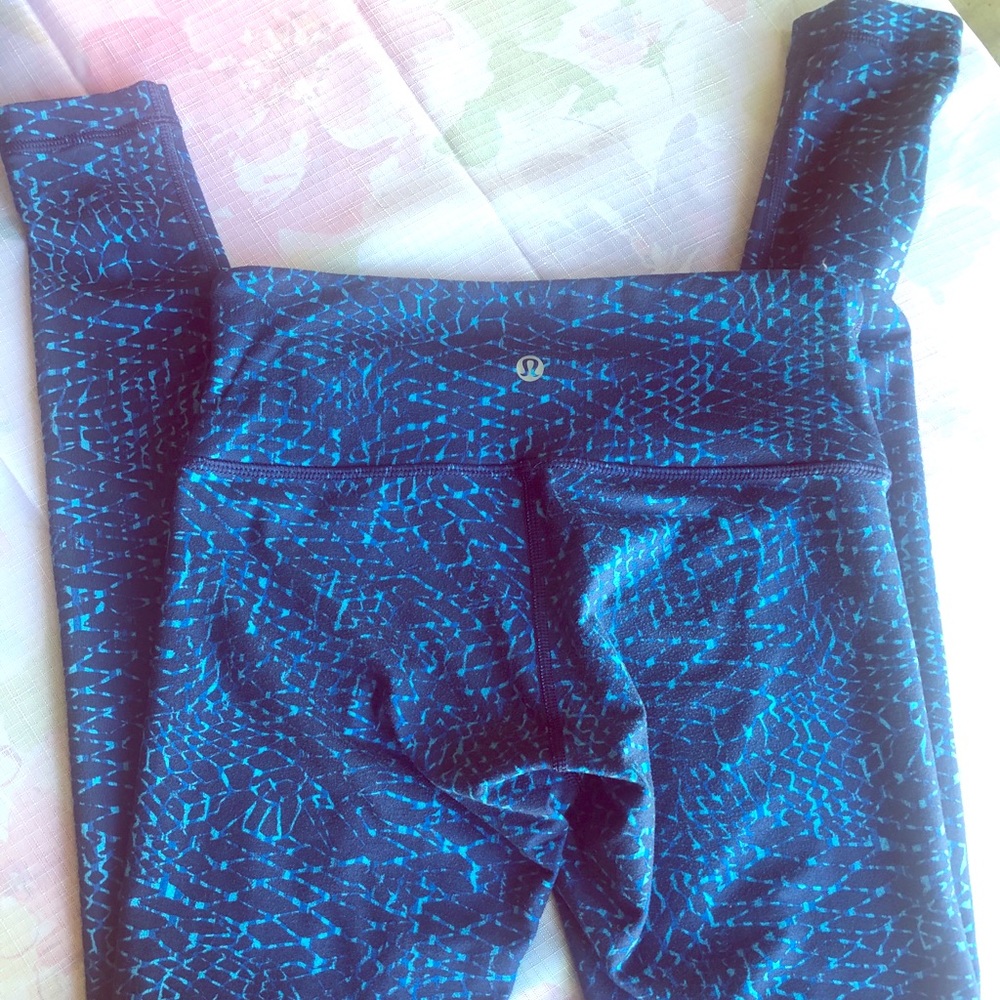 Lululemon leggings full length blue